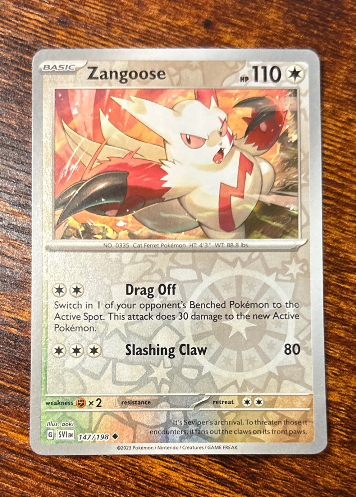 Zangoose - Scarlet & Violet #147/198