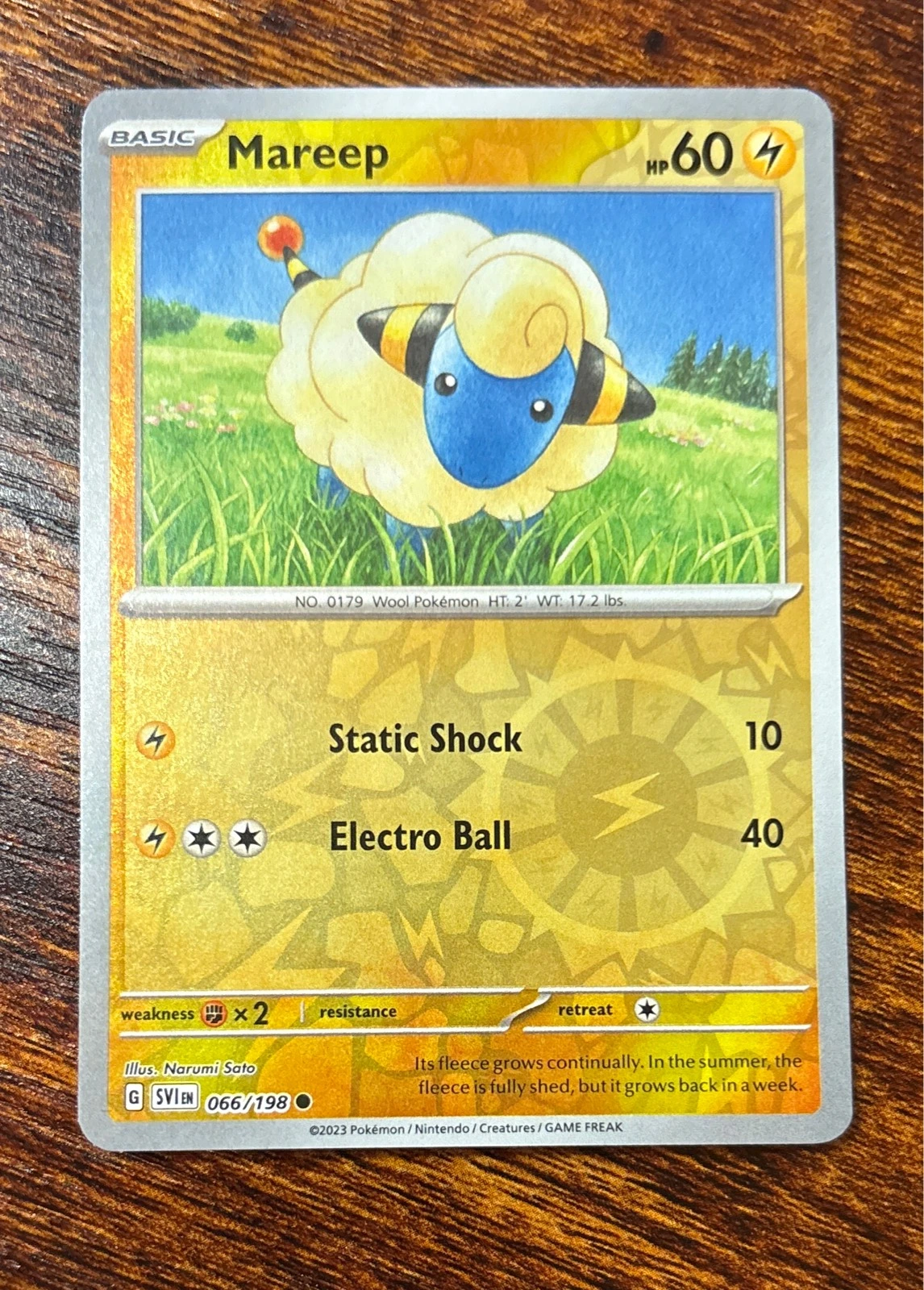 Mareep - Scarlet & Violet #066/198