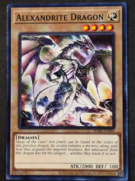 Alexandrite Dragon - Saga of Blue-Eyes White Dragon #SDBE-EN003