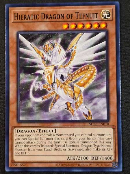 Hieratic Dragon of Tefnuit - Saga of Blue-Eyes White Dragon #SDBE-EN010