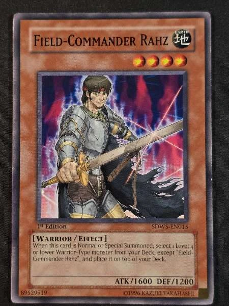 Field-Commander Rahz - Warriors' Strike #SDWS-EN015