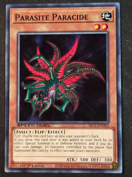 Parasite Paracide - Speed Duel: Battle City #SBC1-END02