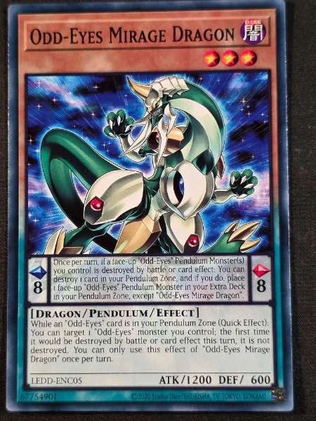 Odd-Eyes Mirage Dragon - Legendary Dragon Decks #LEDD-ENC05