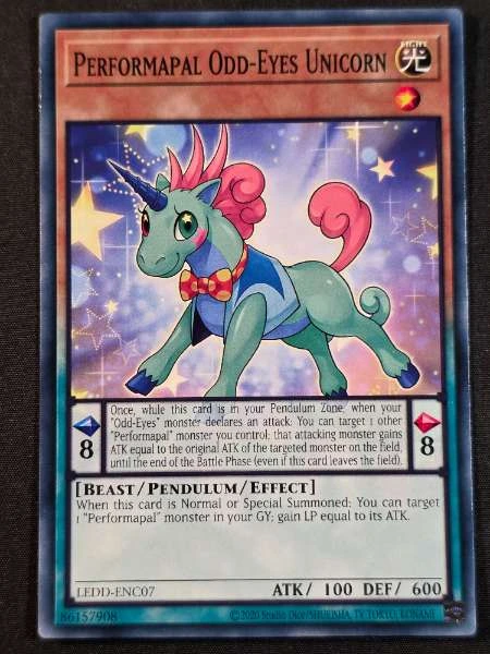 Performapal Odd-Eyes Unicorn - Legendary Dragon Decks #LEDD-ENC07
