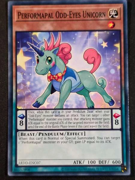 Performapal Odd-Eyes Unicorn - Legendary Dragon Decks #LEDD-ENC07