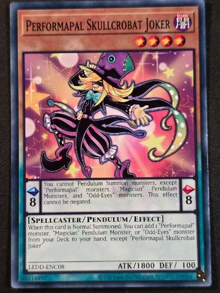 Performapal Skullcrobat Joker - Legendary Dragon Decks #LEDD-ENC08