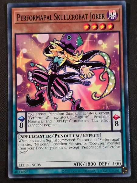 Performapal Skullcrobat Joker - Legendary Dragon Decks #LEDD-ENC08