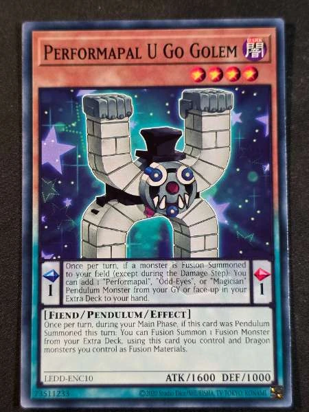 Performapal U Go Golem - Legendary Dragon Decks #LEDD-ENC10