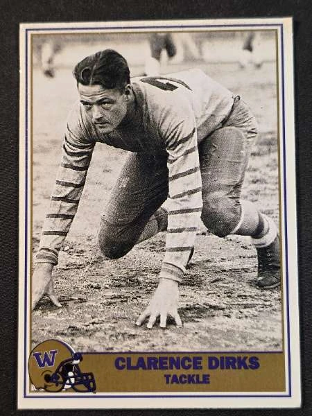 Clarence Dirks - Washington Huskies Football Greats #20