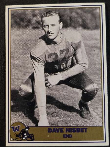 Dave Nisbet - Washington Huskies Football Greats #63