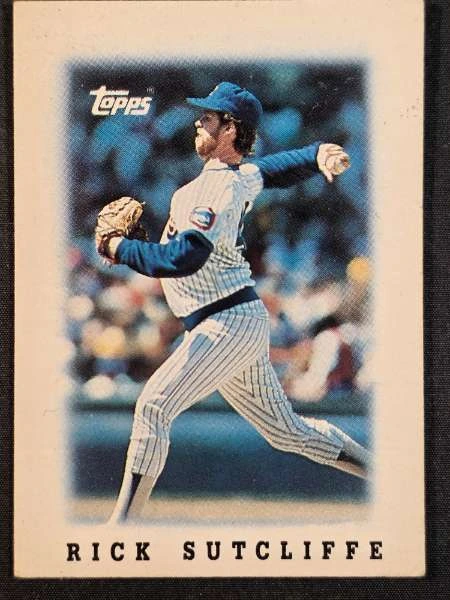 Rick Sutcliffe - 1988 Topps Mini League Leaders #45