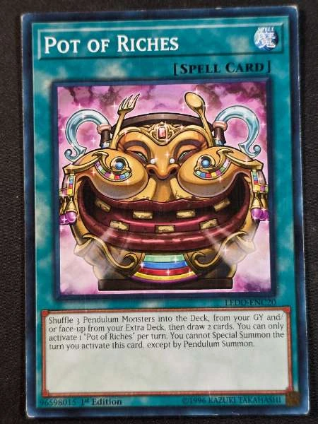 Pot of Riches - Legendary Dragon Decks #LEDD-ENC20