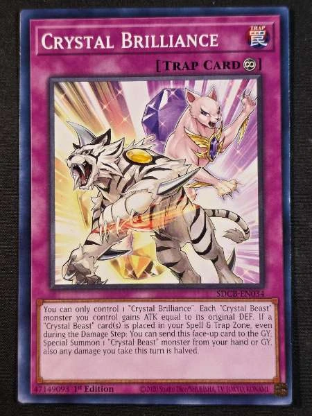 Crystal Brilliance - Structure Deck: Legend of the Crystal Beasts #SDCB-EN034