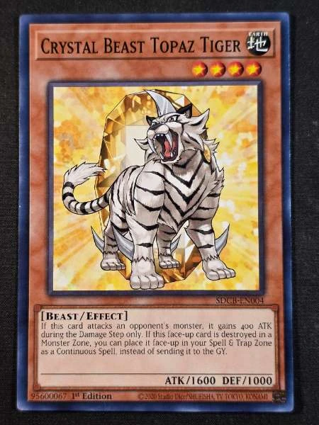 Crystal Beast Topaz Tiger - Structure Deck: Legend of the Crystal Beasts #SDCB-EN004