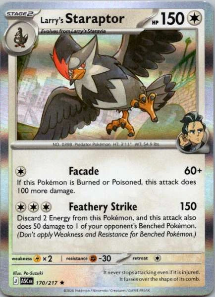 Larry's Staraptor - Ascended Heroes #170/217
