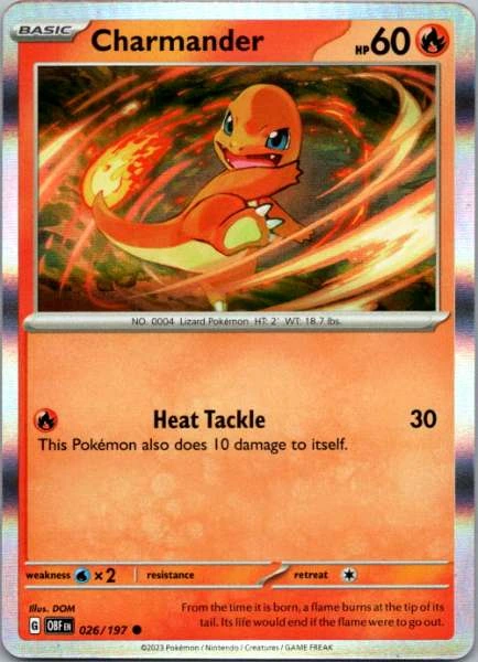 Charmander - Obsidian Flames #026/197