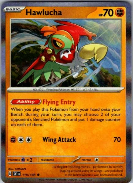 Hawlucha - Scarlet & Violet Base Set #118/198