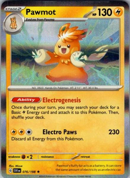 Pawmot - Scarlet & Violet Base Set #076/198