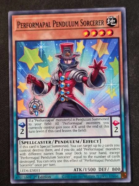 Performapal Pendulum Sorcerer - Legendary Duelists: Magical Hero #LED6-EN051