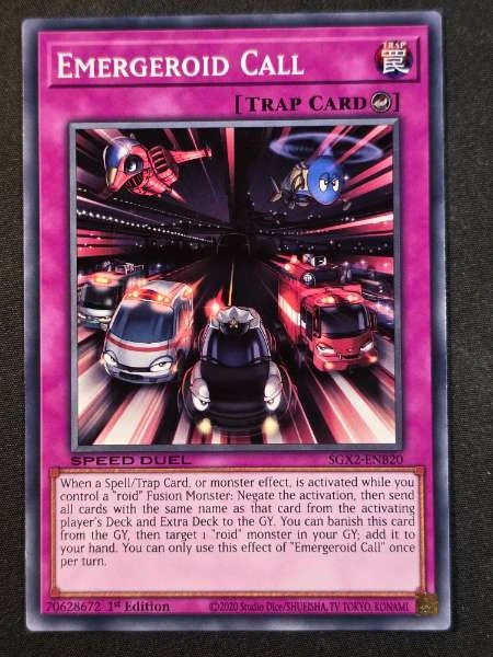 Emergeroid Call - Speed Duel GX: Midterm Paradox #SGX2-ENB20