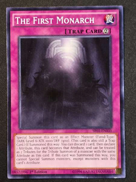 The First Monarch - Emperor of Darkness #SR01-EN035
