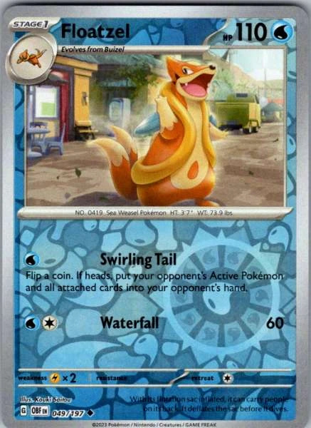 Floatzel - Obsidian Flames #049/197