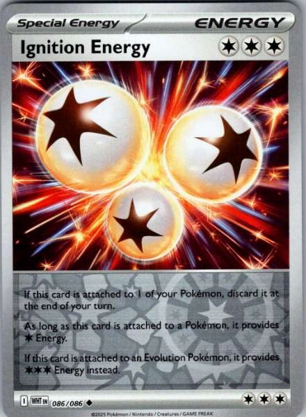Ignition Energy - White Flare #086/086