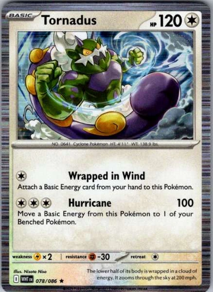 Tornadus - White Flare #078/086
