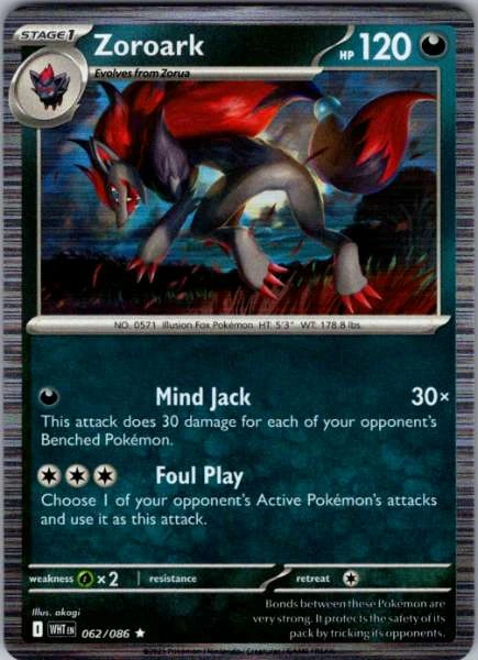 Zoroark - White Flare #062/086
