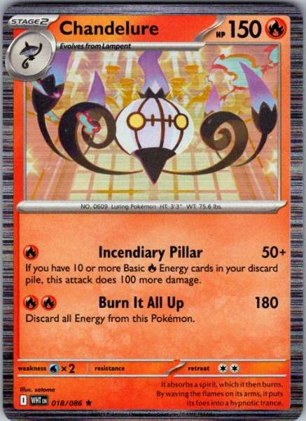 Chandelure - White Flare #018/086