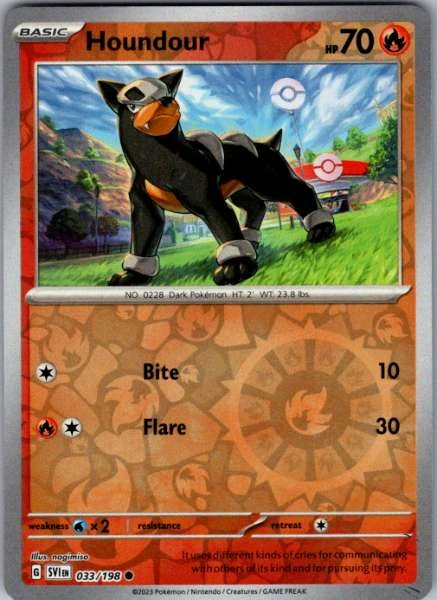 Houndour - Scarlet & Violet Base Set #033/198