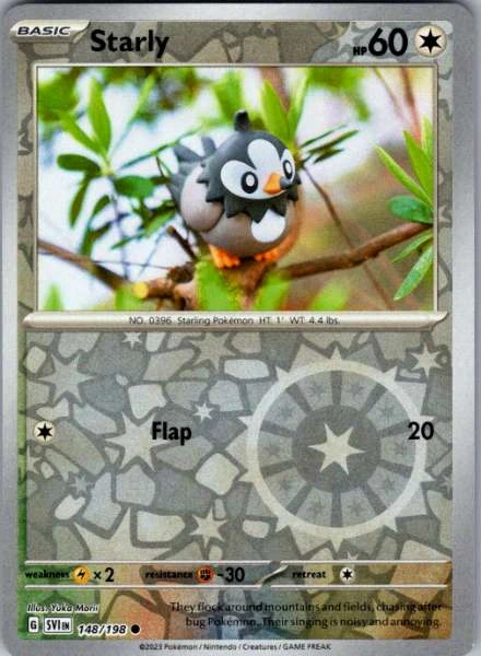Starly - Scarlet & Violet Base Set #148/198