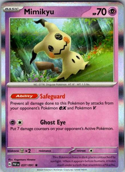 Mimikyu - Paldean Fates #037/091