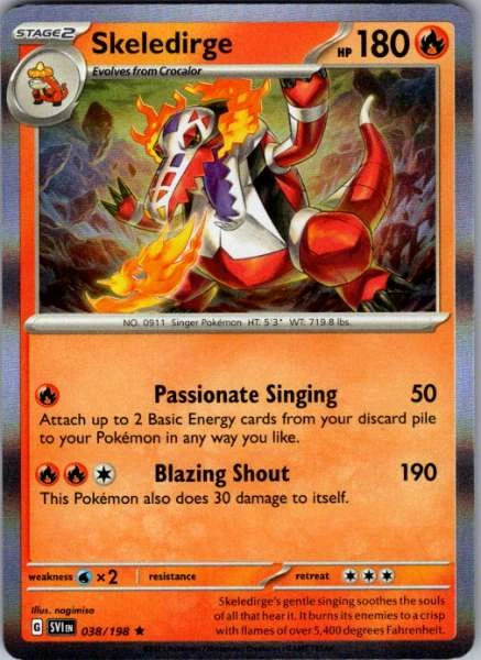 Skeledirge - Scarlet & Violet #038/198
