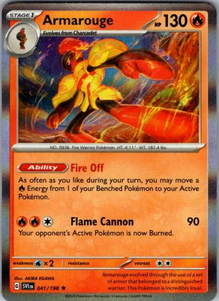 Armarouge - Scarlet & Violet Base Set #041/198