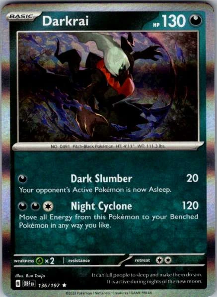 Darkrai - Obsidian Flames #136/197