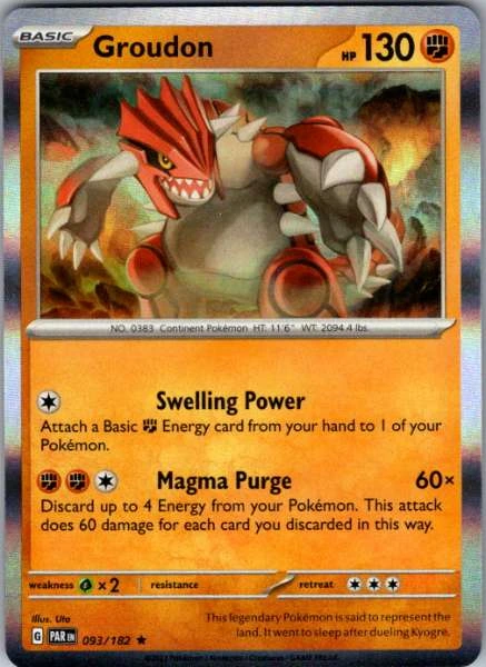 Groudon - Paradox Rift #093/182