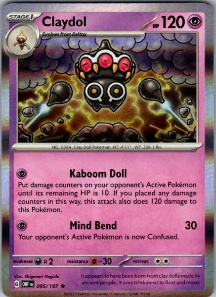 Claydol - Obsidian Flames #095/197