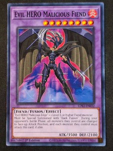 Evil HERO Malicious Fiend - Legendary Duelists: Season 3 #LDS3-EN032