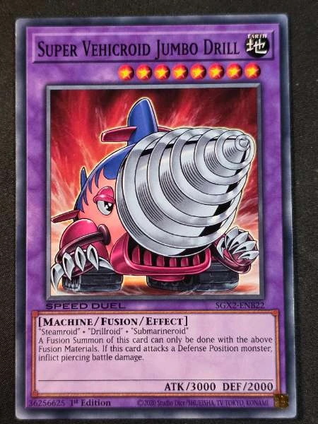 Super Vehicroid Jumbo Drill - Speed Duel GX: Midterm Paradox #SGX2-ENB22