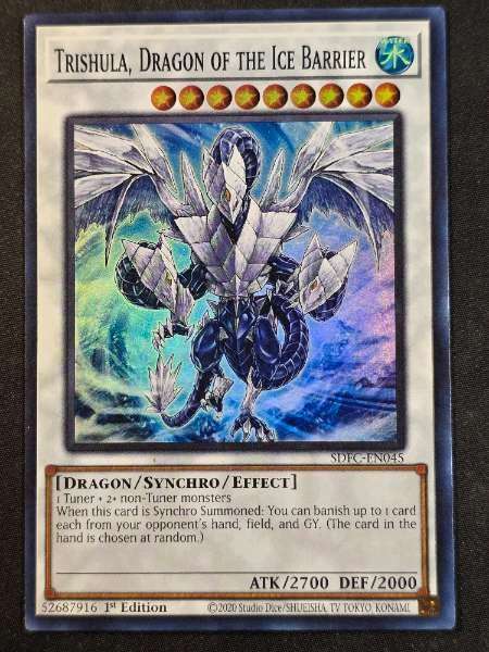 Trishula, Dragon of the Ice Barrier - Structure Deck: Freezing Chains #SDFC-EN045