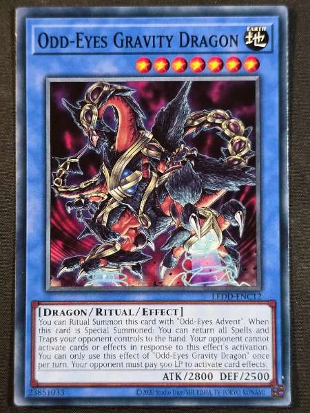 Odd-Eyes Gravity Dragon - Legendary Dragon Decks #LEDD-ENC12
