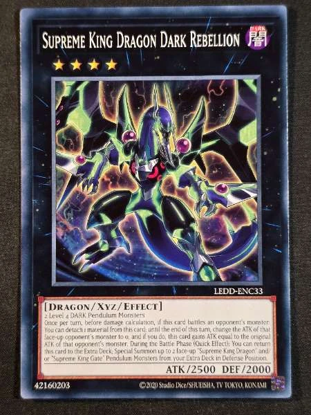 Supreme King Dragon Dark Rebellion - Legendary Dragon Decks #LEDD-ENC33