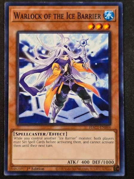 Warlock of the Ice Barrier - Hidden Arsenal: Chapter 1 #HAC1-EN044