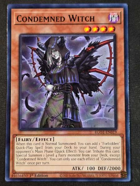 Condemned Witch - Egyptian God Deck: Obelisk the Tormentor #EG01-EN019
