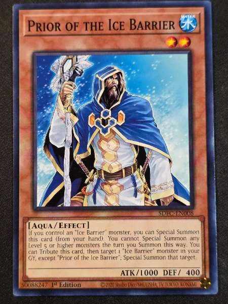 Prior of the Ice Barrier - Structure Deck: Freezing Chains #SDFC-EN008