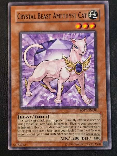 Crystal Beast Amethyst Cat