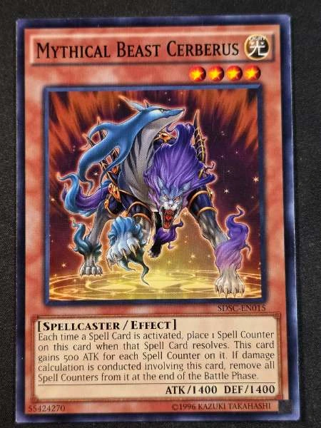 Mythical Beast Cerberus - Spellcaster's Command #SDSC-EN015