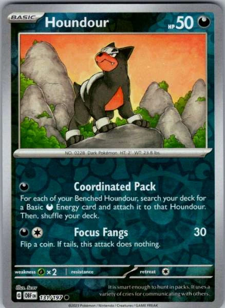 Houndour - Obsidian Flames #131/197