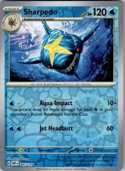 Sharpedo - Obsidian Flames #047/197
